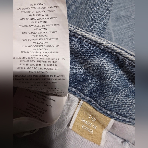 Michael Kors Women's Fray Flared Jeans Size 10 - Picture 12 of 15